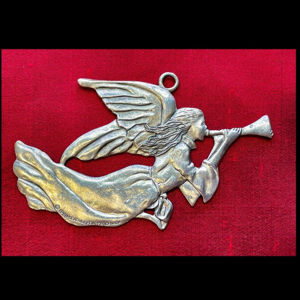 ▪️VTG▪️1980's 1990's Lot of 2 Brooch Pins & 1 Pendant Angel Jewelry Pieces - Picture 3 of 10